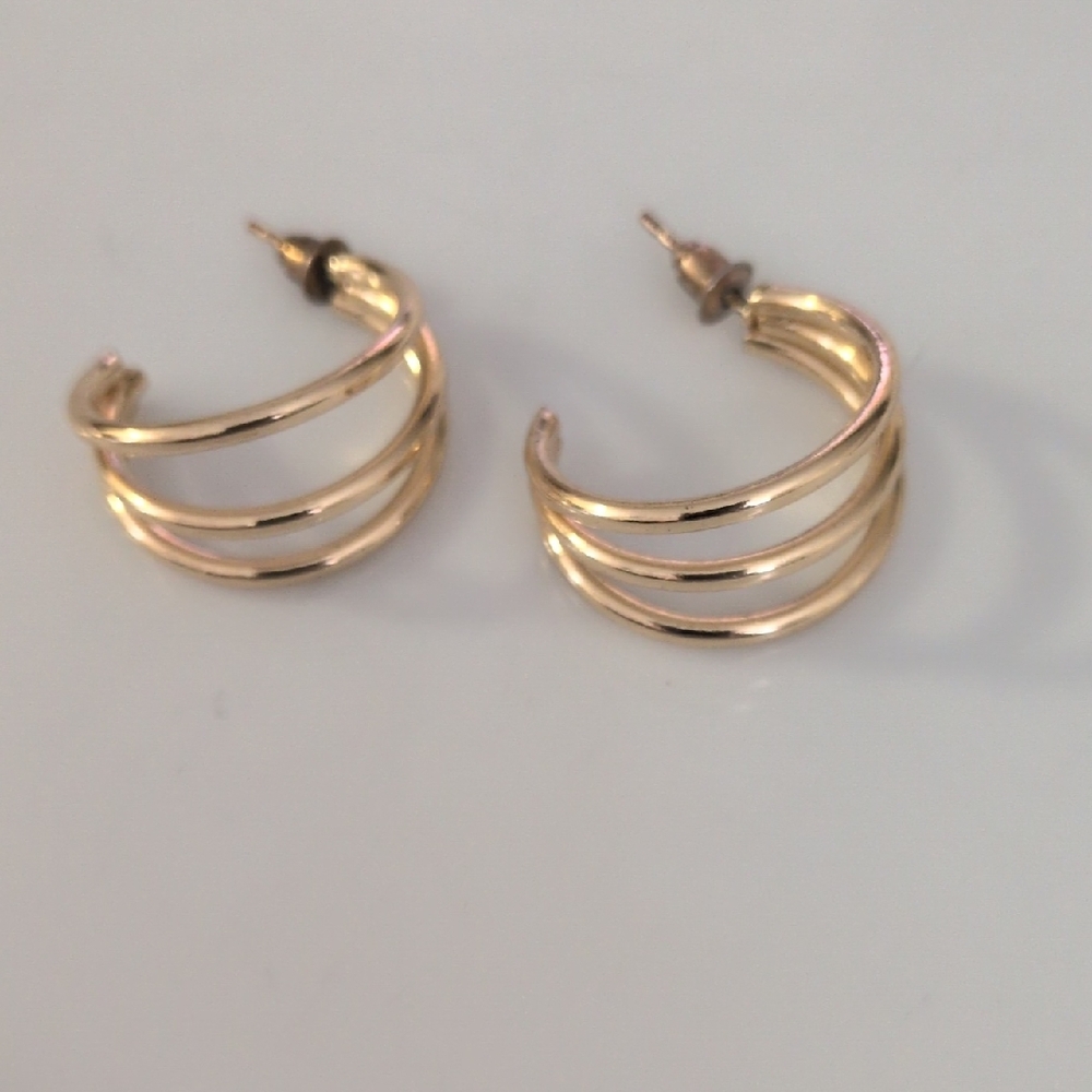 Elegant Gold Hoop Earrings